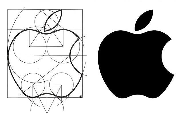 Apple – Logotipo original con el arcoíris, diseño de Rob Janoff (1977). Ejemplo de branding atemporal y minimalismo simbólico.