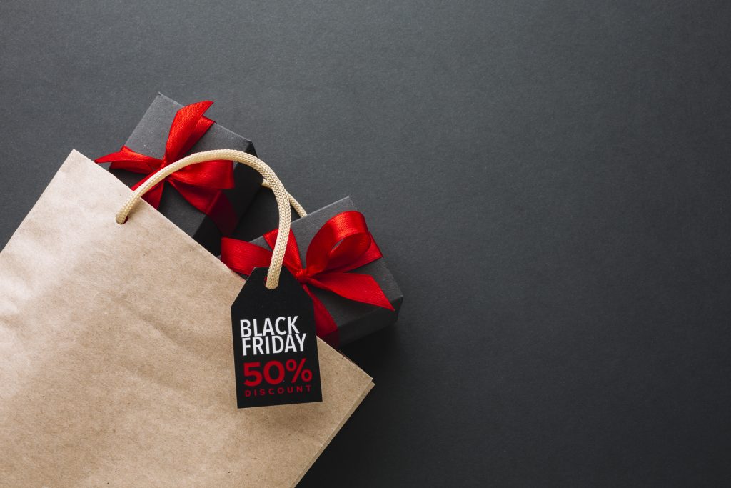 compras online durante el Black Friday con descuentos visibles