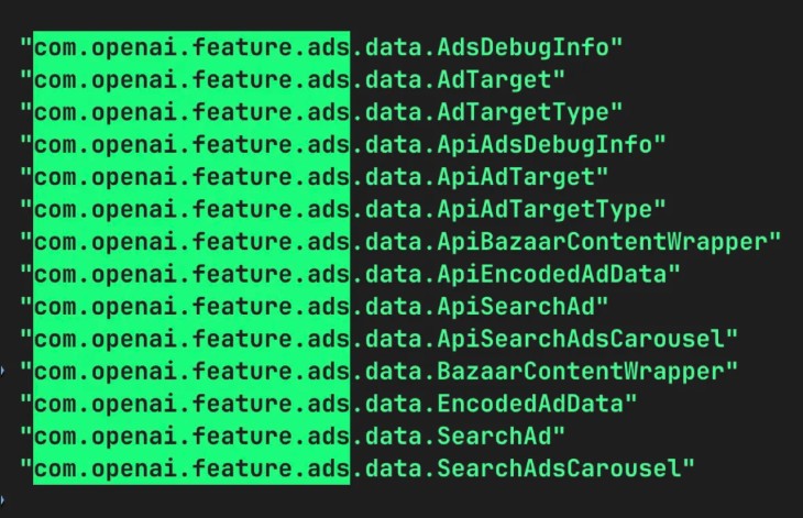 Filtración de Publicidad en ChatGPT